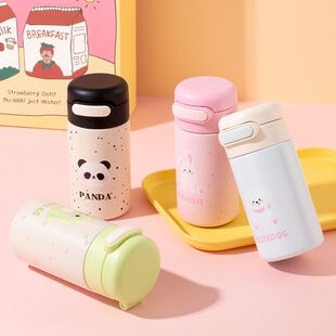 特小保温杯可爱迷你保温杯女生高颜值小容量水杯儿童吸管水杯学生