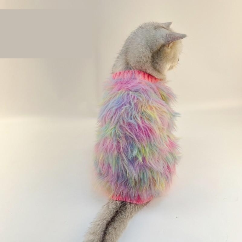 宠物贵气高端日韩毛衣开衫狗狗猫咪博美法斗比熊中小型犬网红衣服