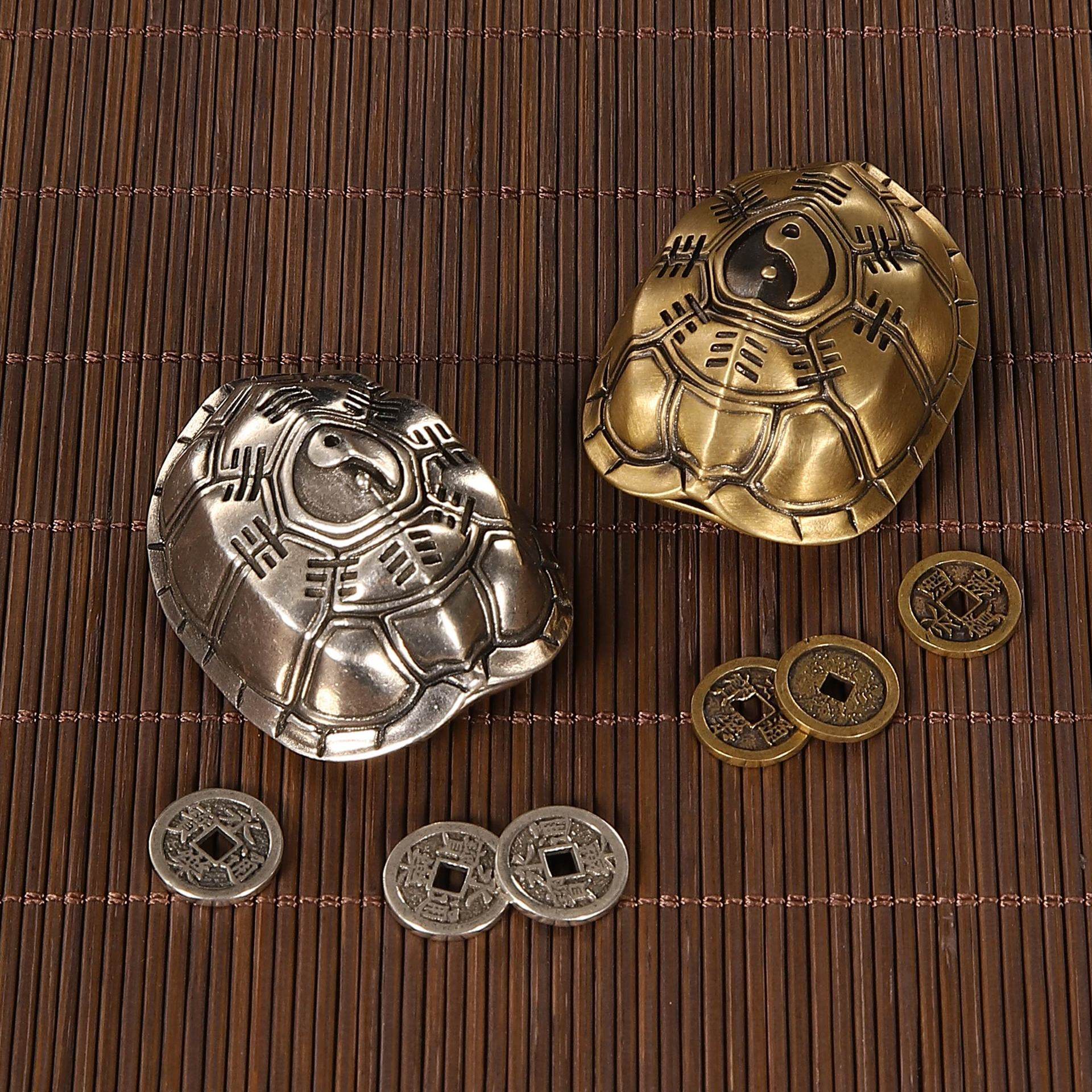 龟壳道家八卦龟壳摇卦三才手把件解压手盘文玩龟甲摆件工具,家居饰品,国学摆件,淘宝优惠券,粉丝福利购,淘宝优惠卷