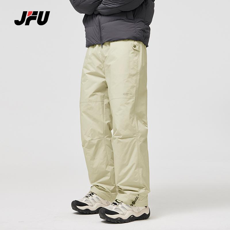 印花户外冬季加厚工装羽绒裤JFU