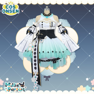 彩虹社en三期Ethyria新衣装 cosplay服装 millie新衣装 cos服 millie