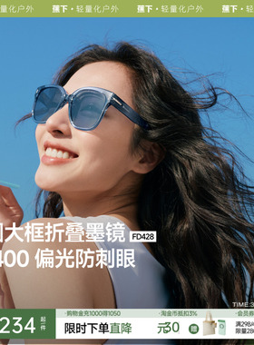 蕉下圆框折叠近视套镜FO