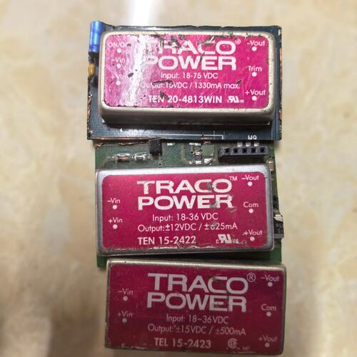 议价TRACO POWER电源模块TEN20-4813WIN、T可维修