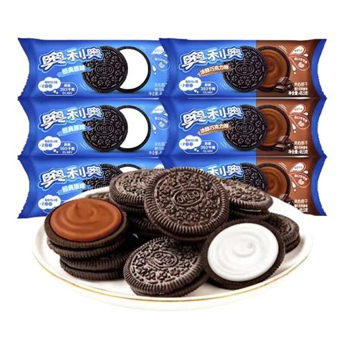 奥利奥巧克力夹心饼干48.5g单独小包装零食网红爆款休闲食品