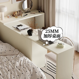 L型斗柜转角单边支撑桌板梳妆台桌面延长加长板拐角可移动桌定制