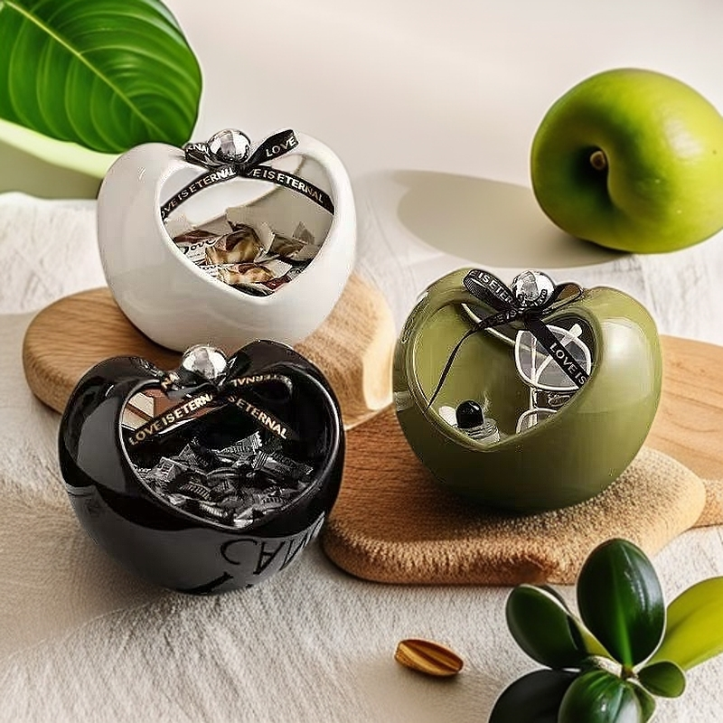 陶瓷桌面收纳盒入户门鞋柜玄关钥匙收纳摆件客厅家居乔迁新居礼品,收纳整理,钥匙收纳盒,淘宝优惠券,粉丝福利购,淘宝优惠卷