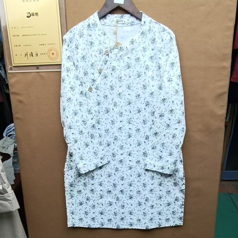 2026新款原创打底衫女复古宽松纯棉设计感小众百搭小碎花长袖T恤
