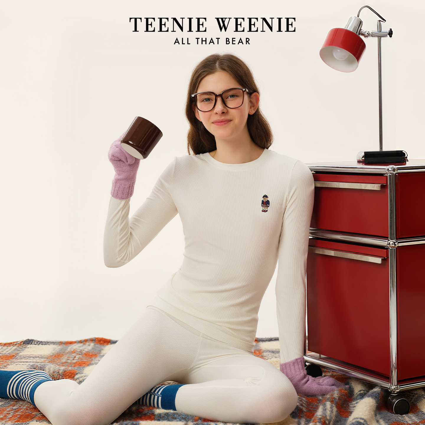 TeenieWeenie小熊保暖内衣女