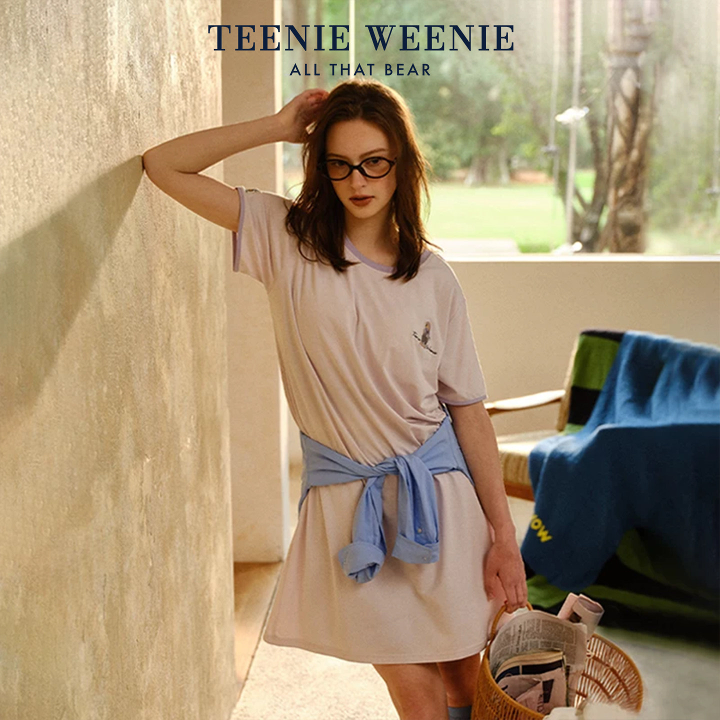 TeenieWeenie小熊睡衣女2026新款夏季莫代尔透气睡裙