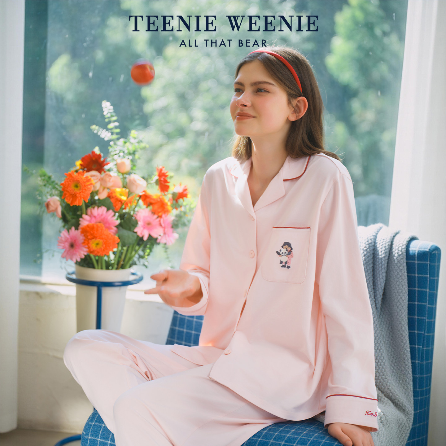 TeenieWeenie小熊睡衣女款2026新款纯棉春夏季漂亮出