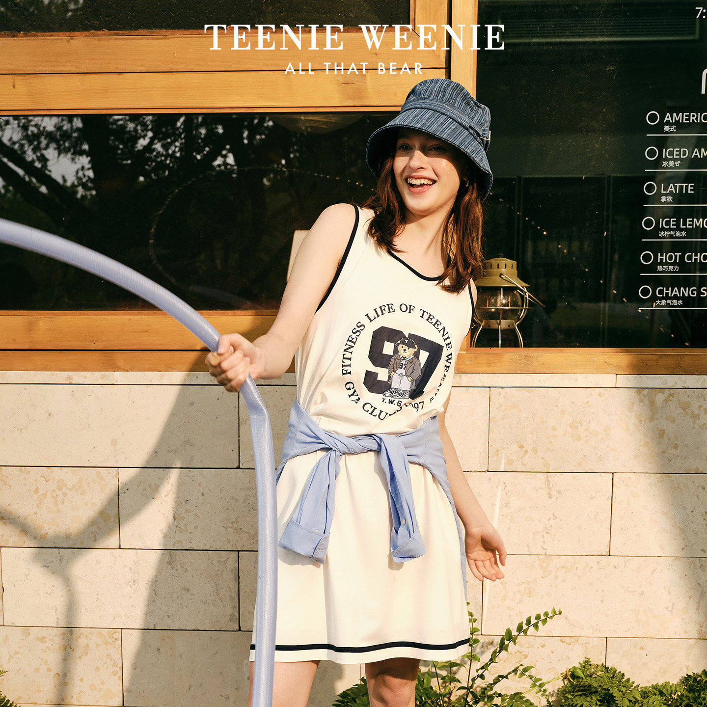 TeenieWeenie莫代尔夏季凉感背心睡裙2026新款女士宽