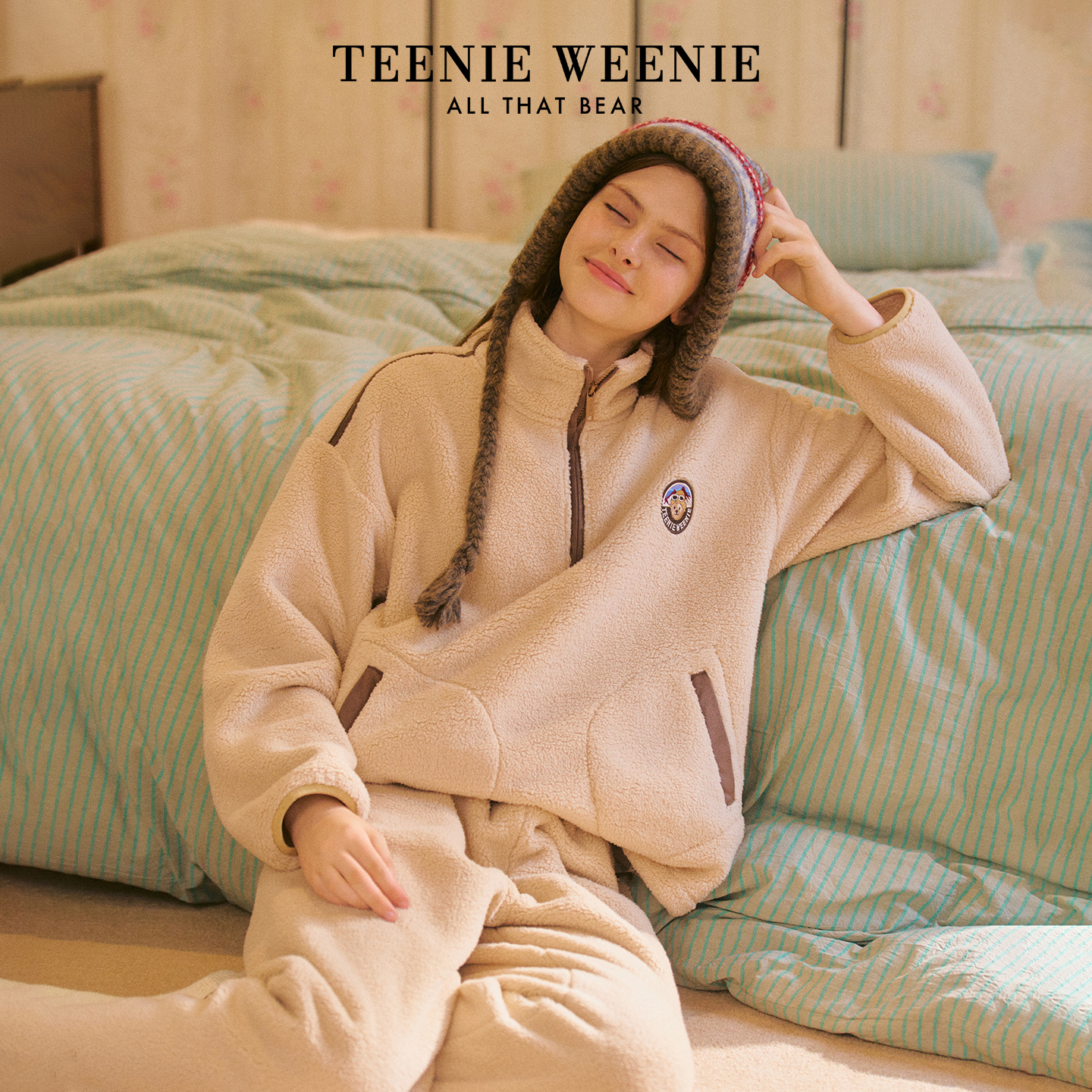 TeenieWeenie羊羔绒家居服