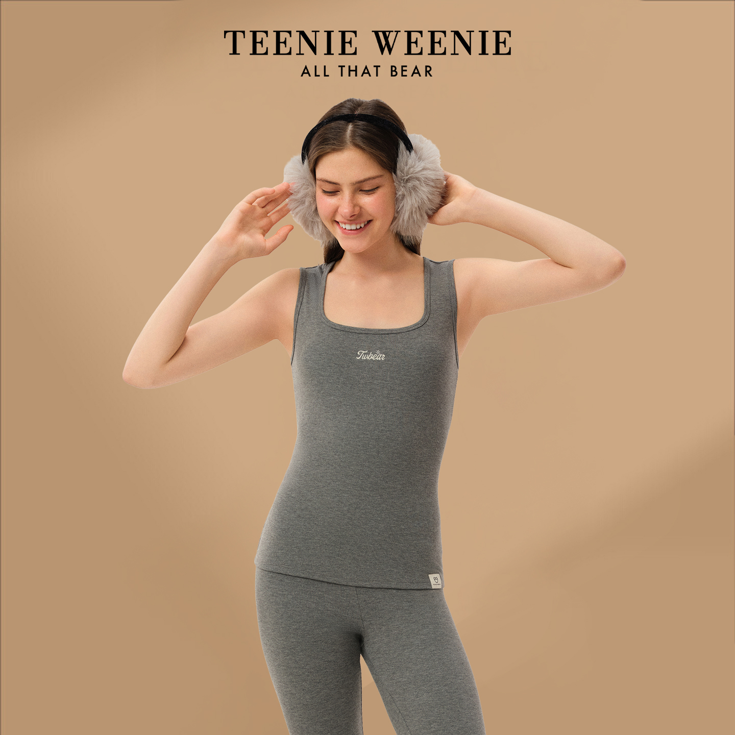 TeenieWeenie小熊保暖背心女