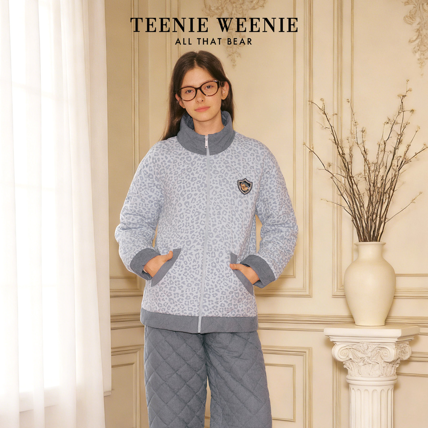 TeenieWeenie小熊睡衣女款2025新款冬季三层夹棉加厚女保暖家居服,女士内衣/男士内衣/家居服,睡衣/家居服套装,淘宝优惠券,粉丝福利购,淘宝优惠卷