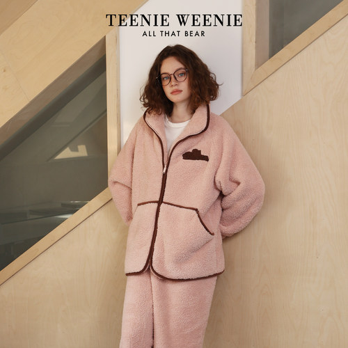 TeenieWeenie小熊睡衣女加绒加厚