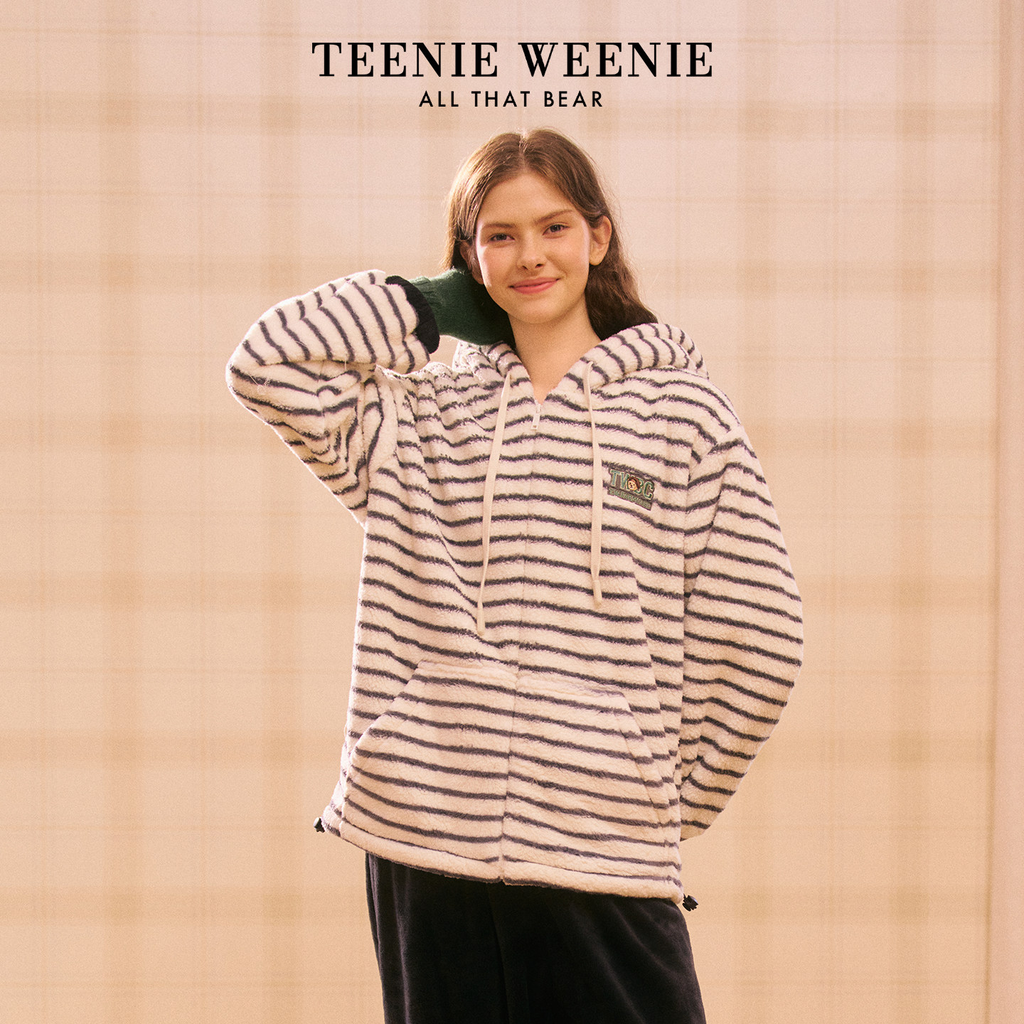 TeenieWeenie小熊女士睡衣套装2025新款秋冬季连帽保暖情侣家居服,女士内衣/男士内衣/家居服,睡衣/家居服套装,淘宝优惠券,粉丝福利购,淘宝优惠卷