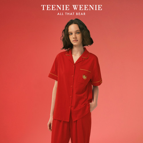 TeenieWeenie小熊睡衣纯棉本命年