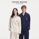 家居服套装 TeenieWeenie小熊情侣睡衣女2025新款 短裤 夏季 纯棉短袖