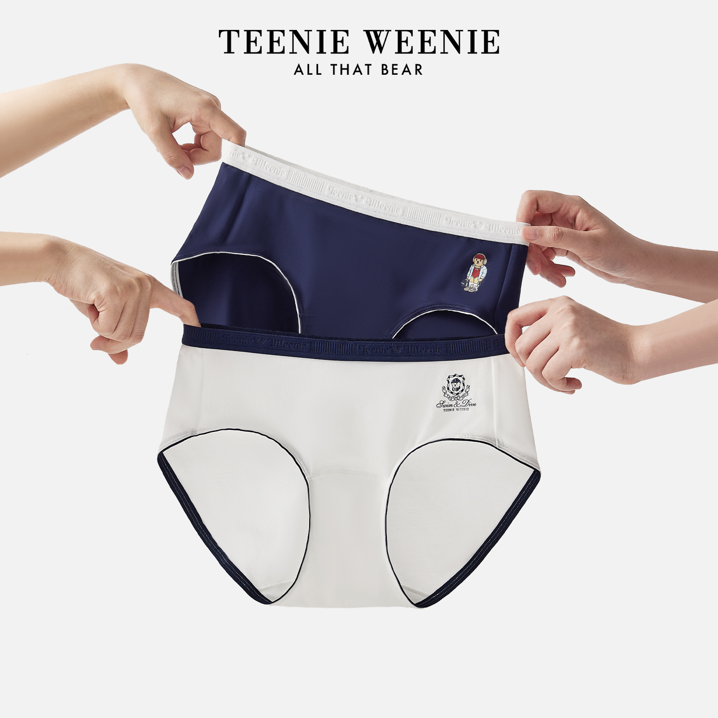 TeenieWeenie小熊女纯棉裆内裤