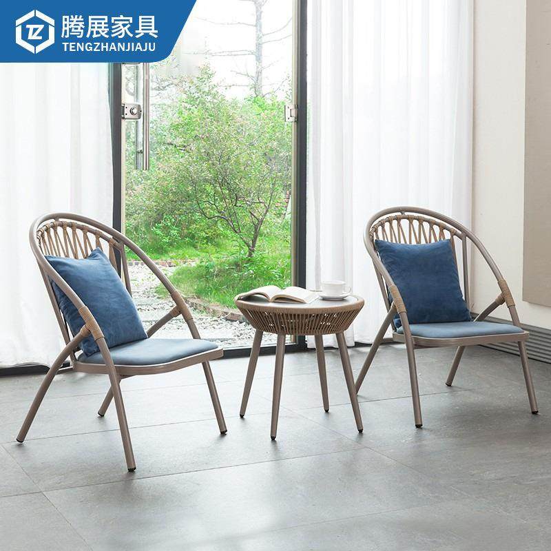 阳台小桌椅三件套家用茶几组合一桌两椅藤椅简约网红休闲椅组合,商业/办公家具,商用藤编家具,淘宝优惠券,粉丝福利购,淘宝优惠卷