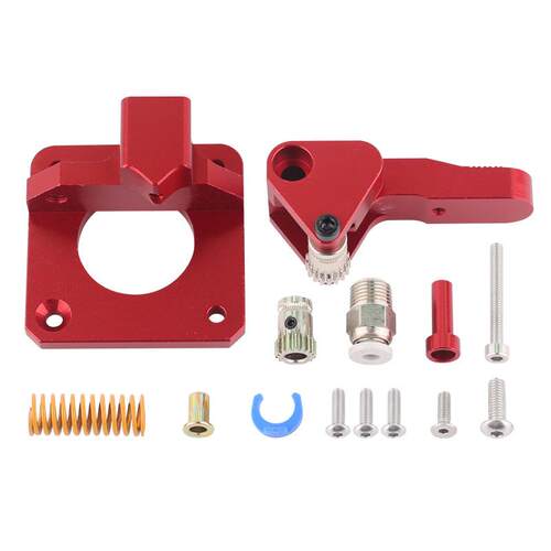 3d打印机配件 双滑轮挤出机 红色CR-10S PRO Ender-3 Btech送料机