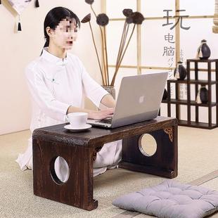 飘窗小桌子榻榻米实木小炕桌日式阳台矮桌复古茶台电脑桌子小新品