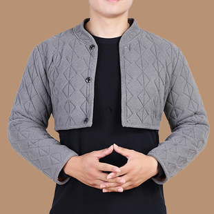 专用睡觉护肩马甲颈椎披肩加厚护腰保暖坎肩背心 男士 2025新款 冬季