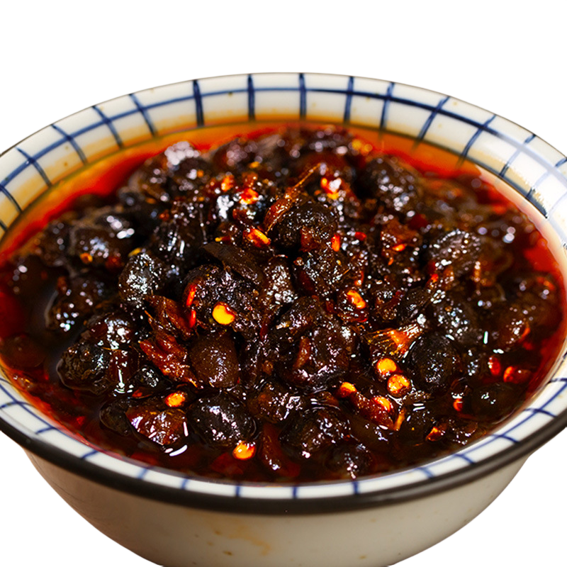 豆豉辣椒酱香辣正宗豆豉酱下饭菜四川农家自制豆鼓酱500g拌饭菜酱