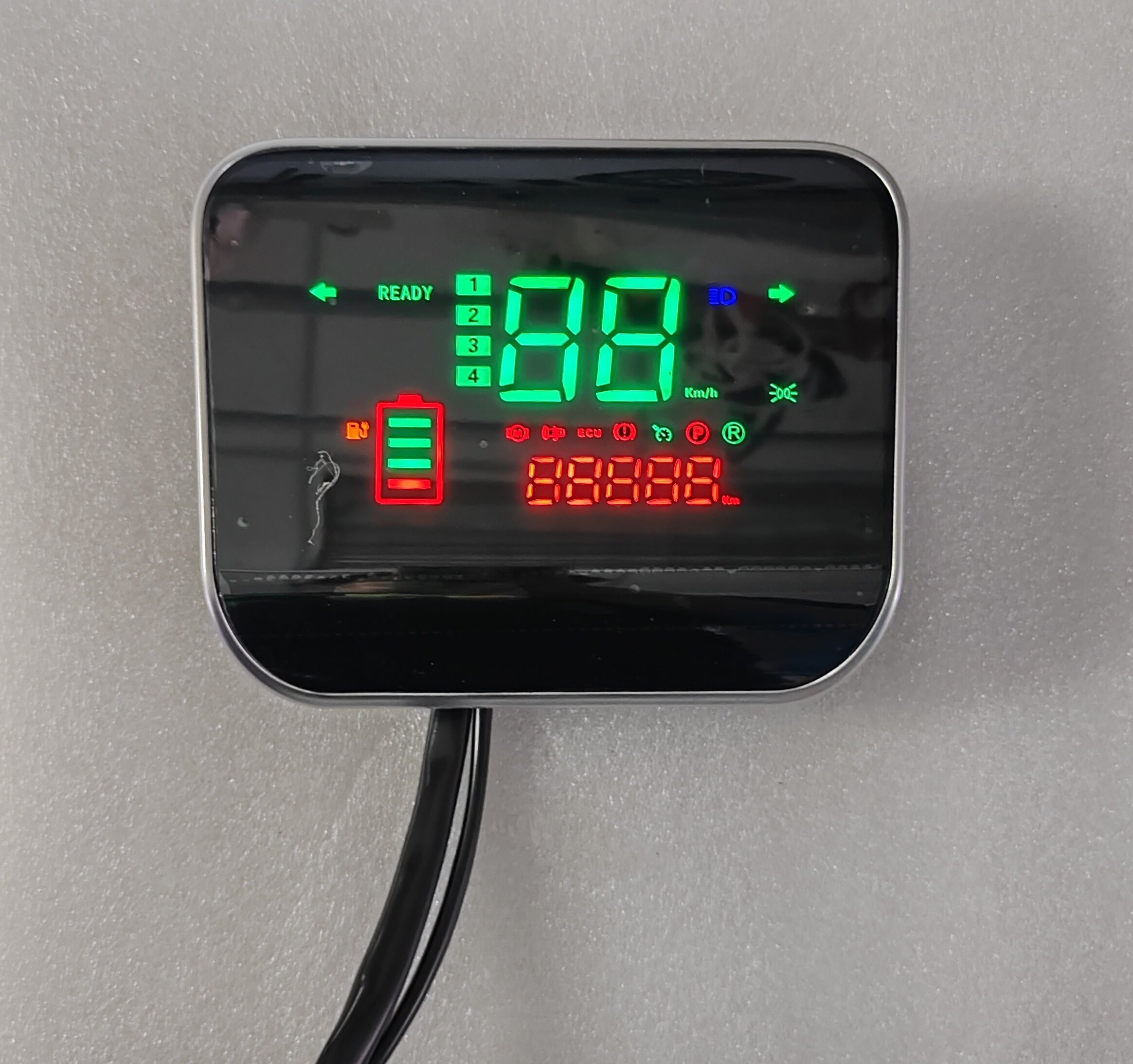 适用于改装电动车仪表金箭g63仪表盘实时电压显示486072v