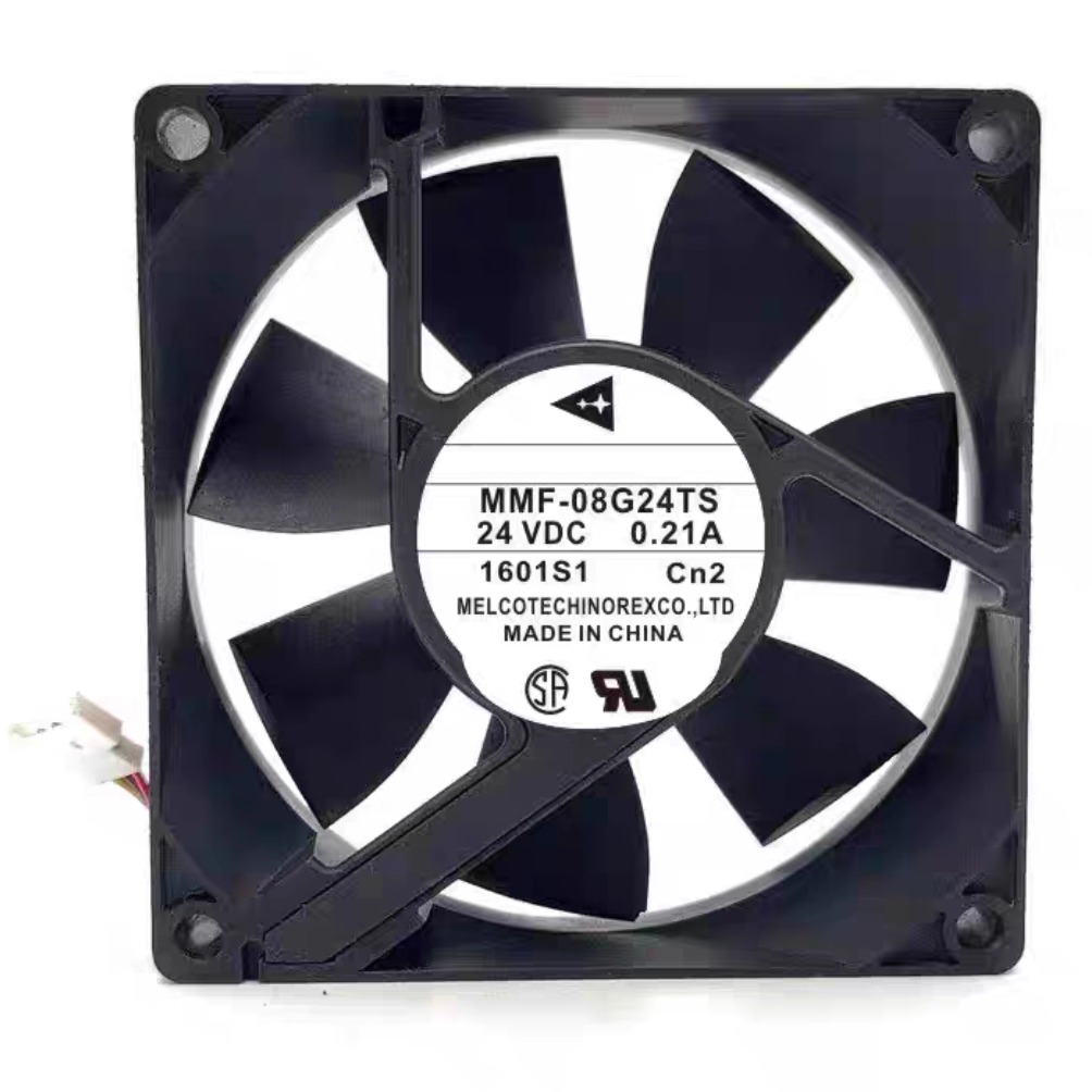 全新 三菱 MMF-08G24TS 24V DC 0.21A 8025 8cm厘米 3线 散热风扇