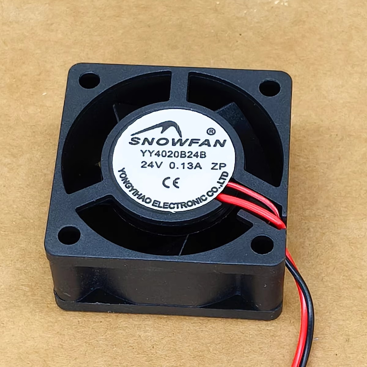 全新SNOWFAN YY4020B24B 24V 0.13A 滚珠轴承 4cm 变频器散热风扇