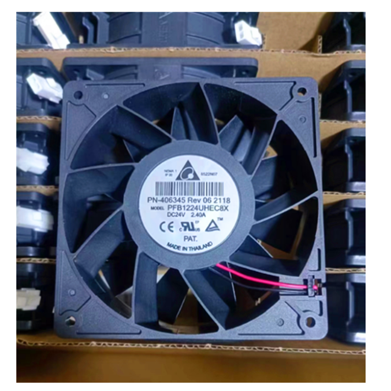 全新台达PFB1224UHEC8X PN-406345 24V 2.40A 12038 12CM厘米风扇