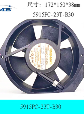 全新原装 NMB 5915PC-23T-B30 A00 17238 230V 35W 机柜 散热风扇