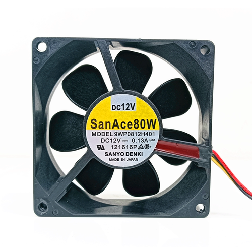 三洋 SanAce 80W 9WP0812H401 12V 0.13A 8025 8CM 防水 散热风扇
