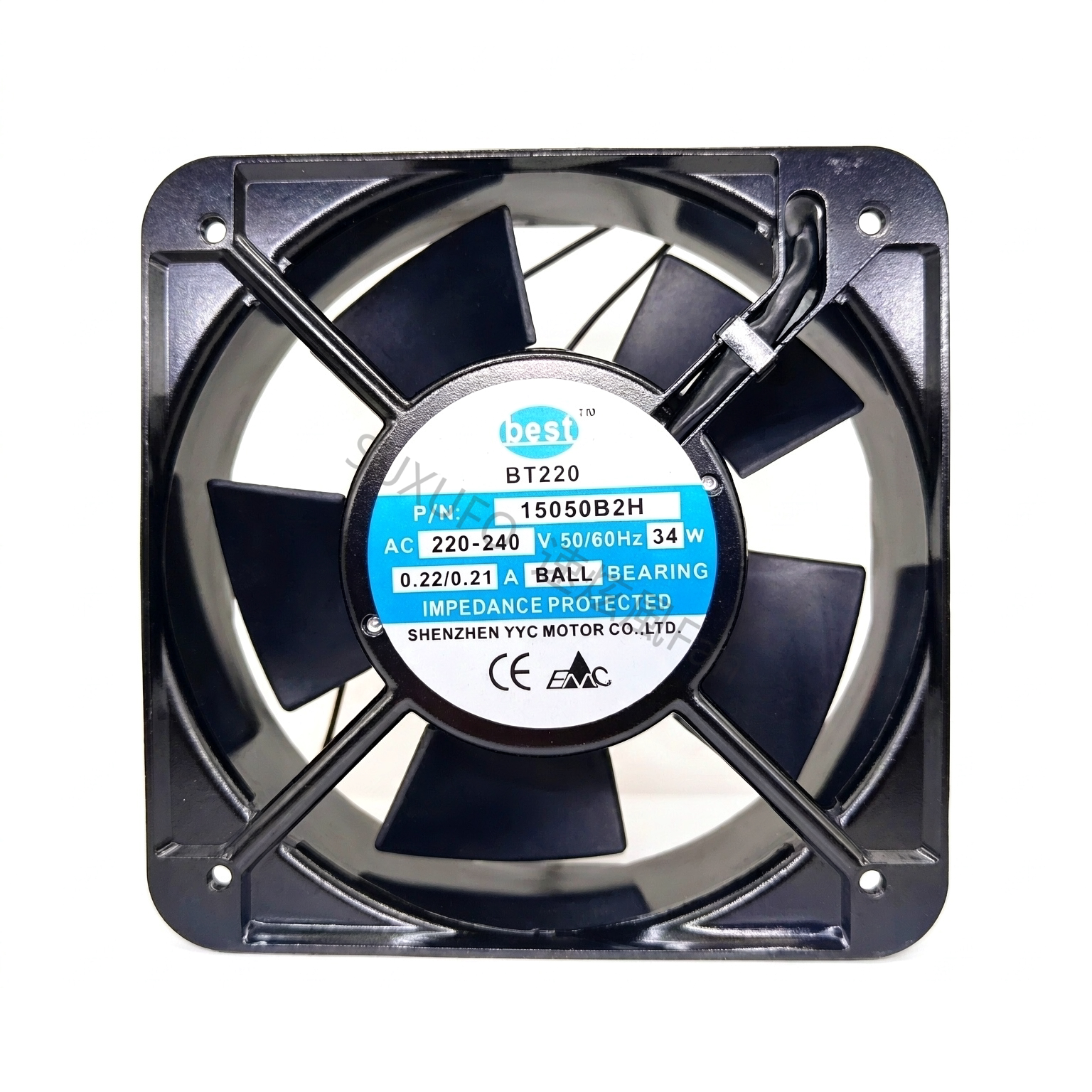 全新BEST 15CM 交流滚珠轴承散热风扇 BT220 15050B2H 34W AC220V
