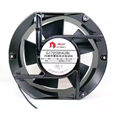 全新 风扇用罩极异步电动机G17050HA2BL 220V 34W 17.2CM厘米风机