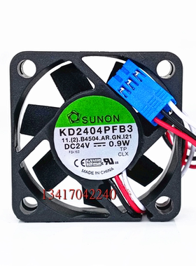 全新 原装SUNON/建准 KD2404PFB3 24V 0.9W 4CM厘米4010 散热风扇