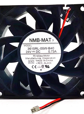 全新NMB 3615RL-05W-B40 24V 0.73A 9.2CM厘米9238直流变频器风扇