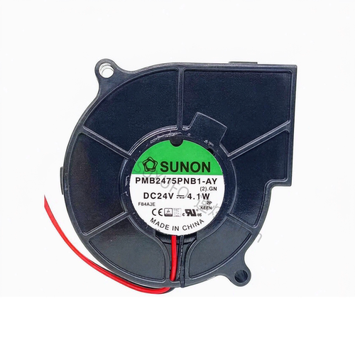 全新建准SUNON 7530 24V 4.1W PMB2475PNB1-AY滚珠轴承涡轮机风扇