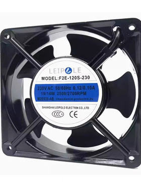 全新F2E-120S-230 AC 220V 12038 12厘米cm 轴流静音机柜散热风扇