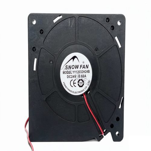 SNOW FAN YY12032H24B/S DC24V 0.60A 12cm厘米 大风量涡轮机风扇