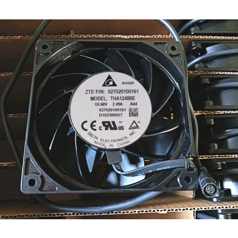 全新台达THA1248BE 暴力风机12CM 12038增压48V铝框2.49A散热风扇