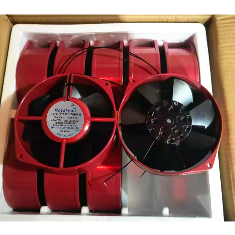 全新Royal Fan TYPE UT655D-TP[B56] 220V 43/40W 全金属散热风扇
