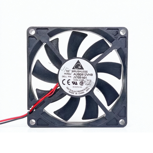 全新台达AUB0812VHB 8015 8CM机箱电源风扇12V 0.30A 80*80*15MM