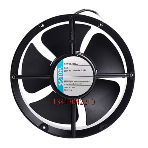 全新SOTOP SF2206HA2 230VAC 0.35A 22060 22cm厘米 机柜散热风扇