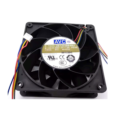 AVC 2B12038B48H/U/M 12CM 12038 48V 4线PWM调速风扇2B12038B48S
