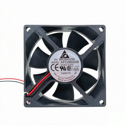 全新台达AFC08024B 8025 24V 0.33A 滚珠轴承 8cm 变频器工业风扇