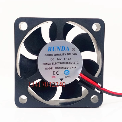 全新RUNDA RS5015B24VH-A 24V 0.10A 5015 5CM/厘米 直流散热风扇