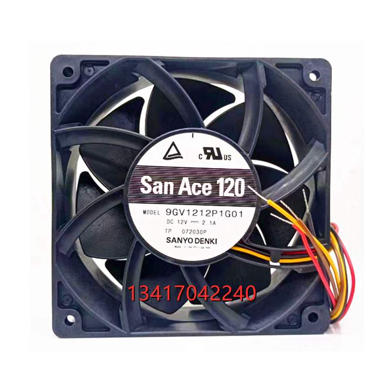 全新原装三洋9GV1212P1G01 San Ace 120 12V 2.1A 12038 散热风扇