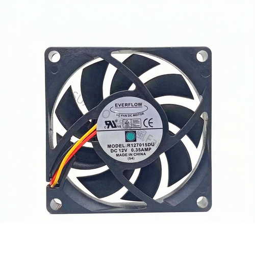 全新 EVERFLOW 7015 12V 0.35A R127015DU 7cm CPU大风量散热风扇